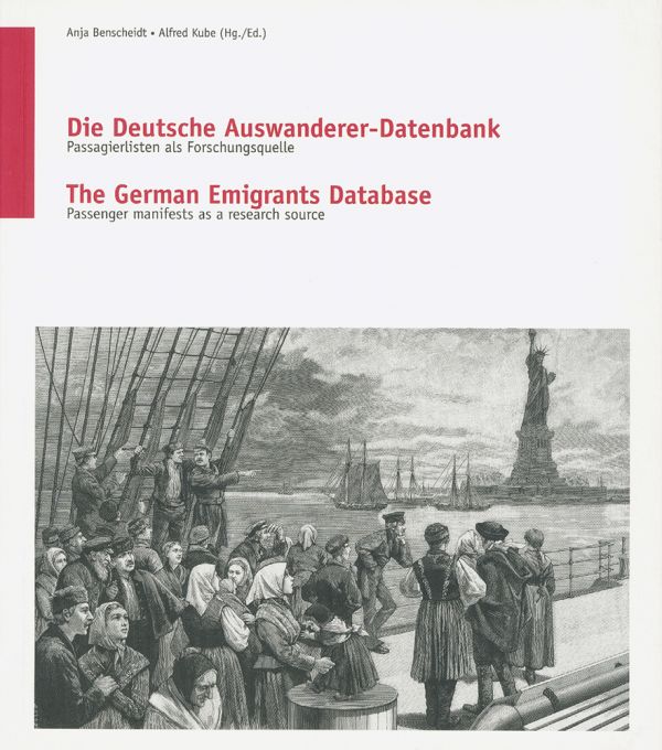 Cover Deutsche Auswanderer-Datenbank